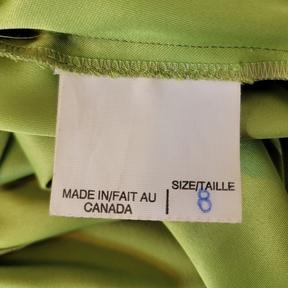 Farouche vintage dress with matching blazer. Bright green. Size 8. - Picture 14 of 14